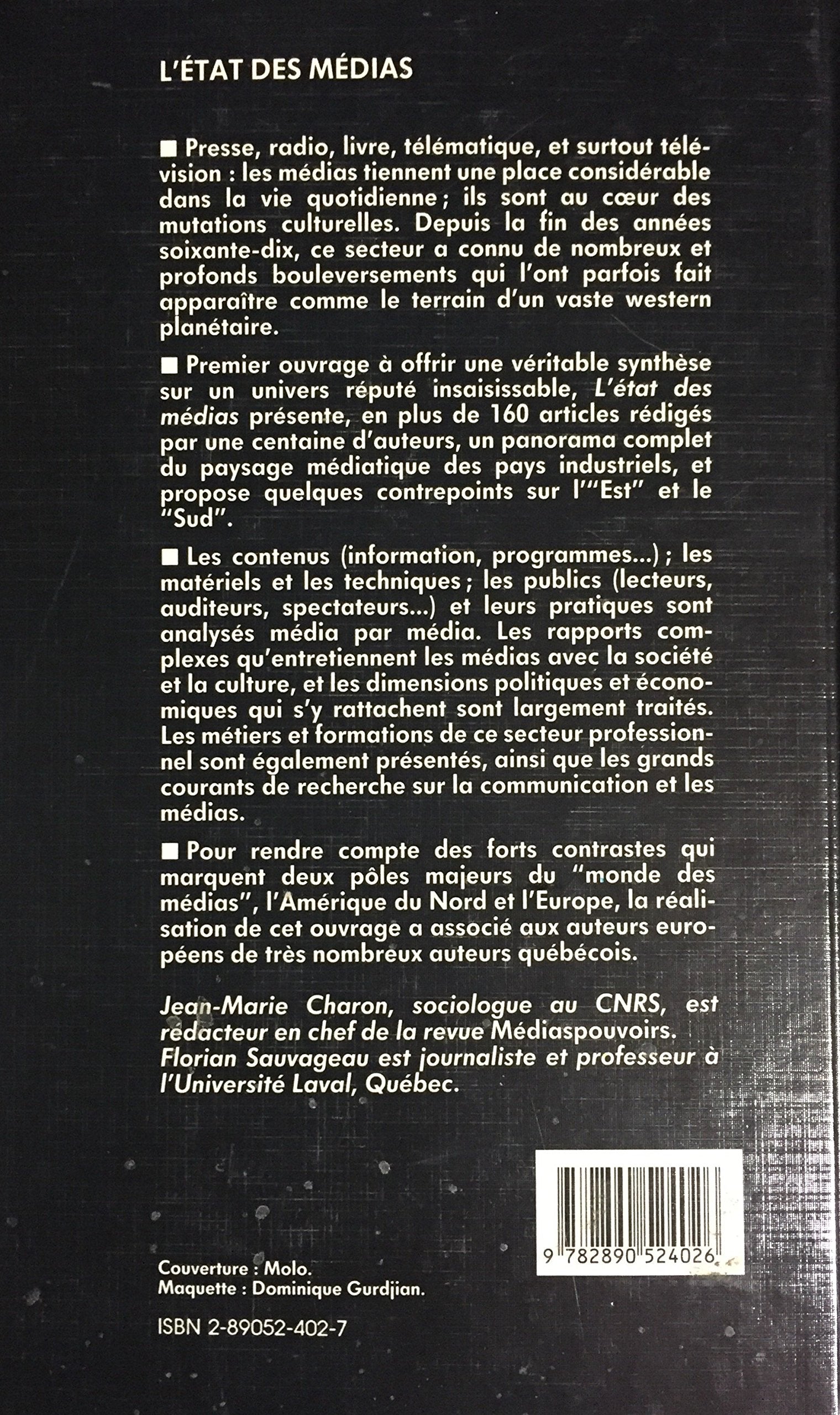 L'état des médias (Jean-Marie Charron)