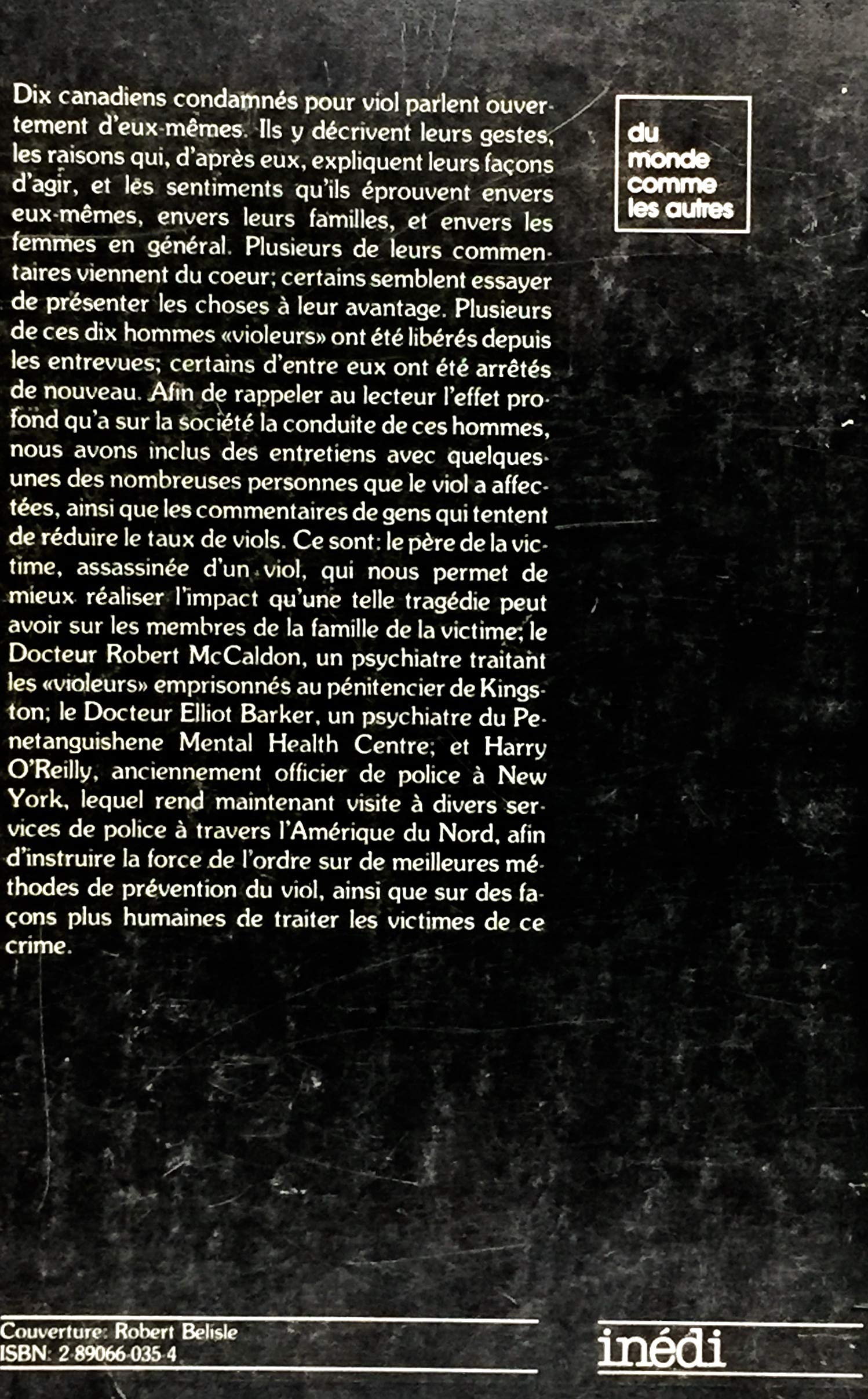 Pourquoi les hommes violent-ils? (Sylvia Levine)
