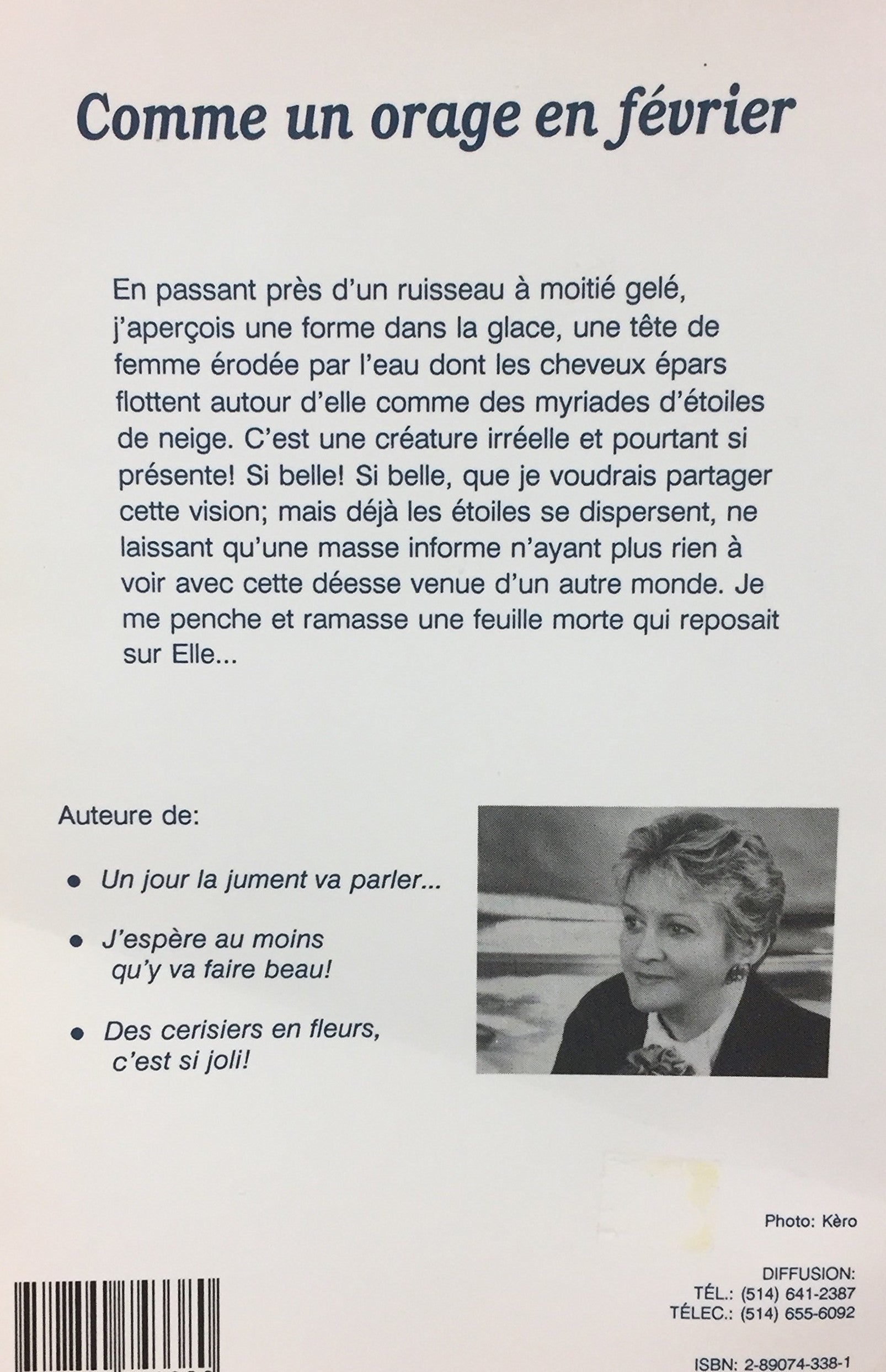 Comme un orage en février… (Marcelyne Claudais)