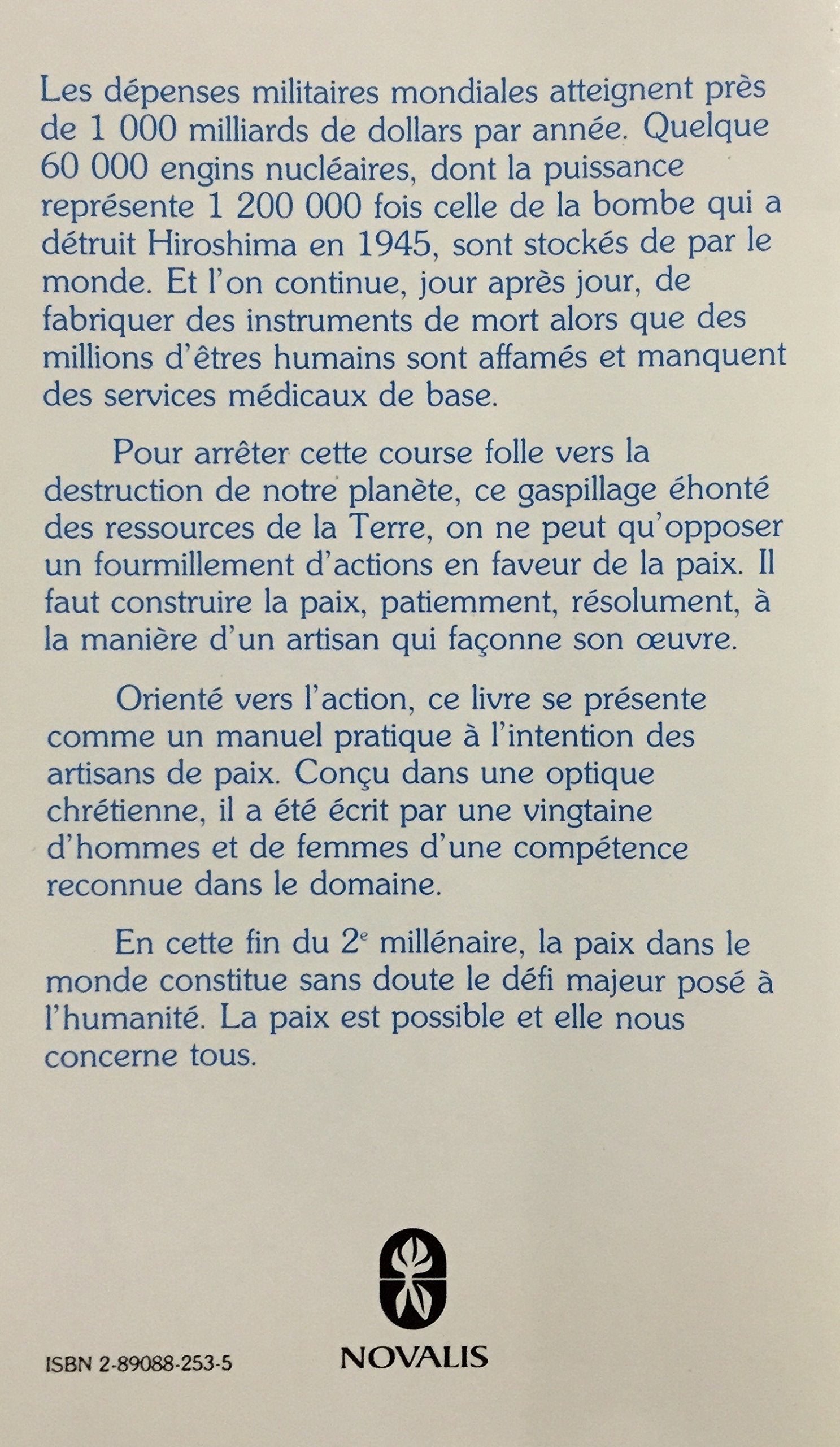 Artisans de paix (Ronald Babin)