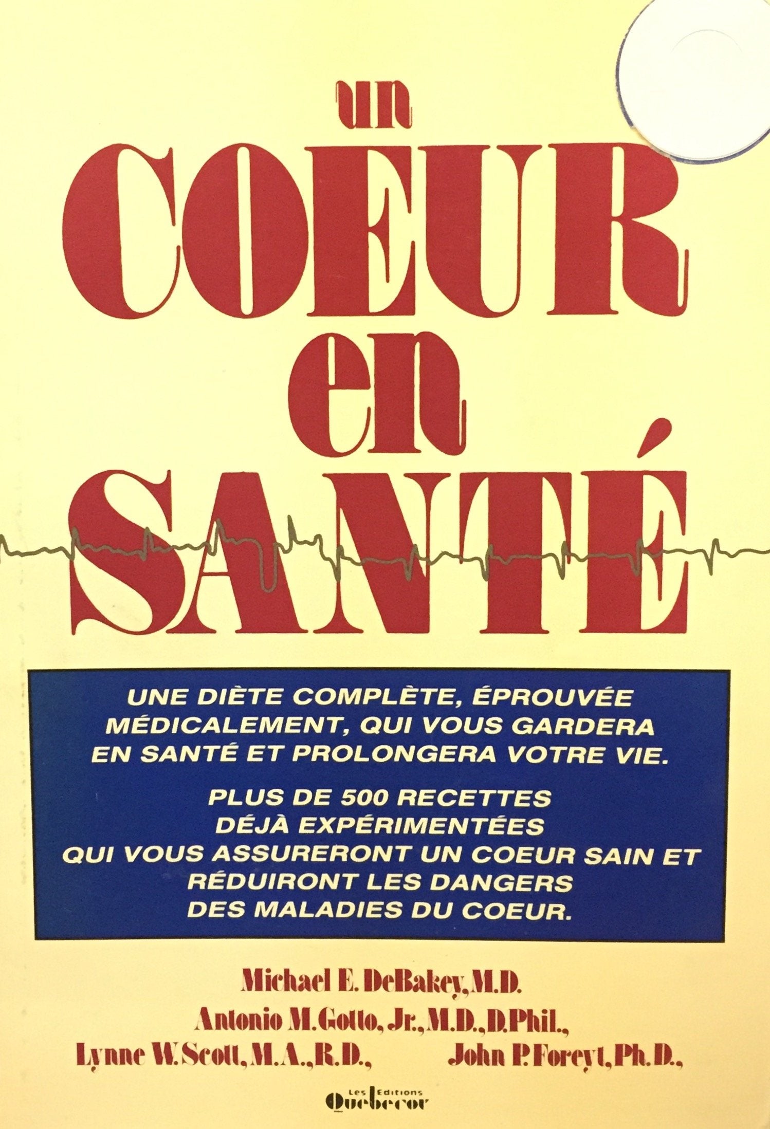 Livre ISBN 2890893669 Un coeur en santé