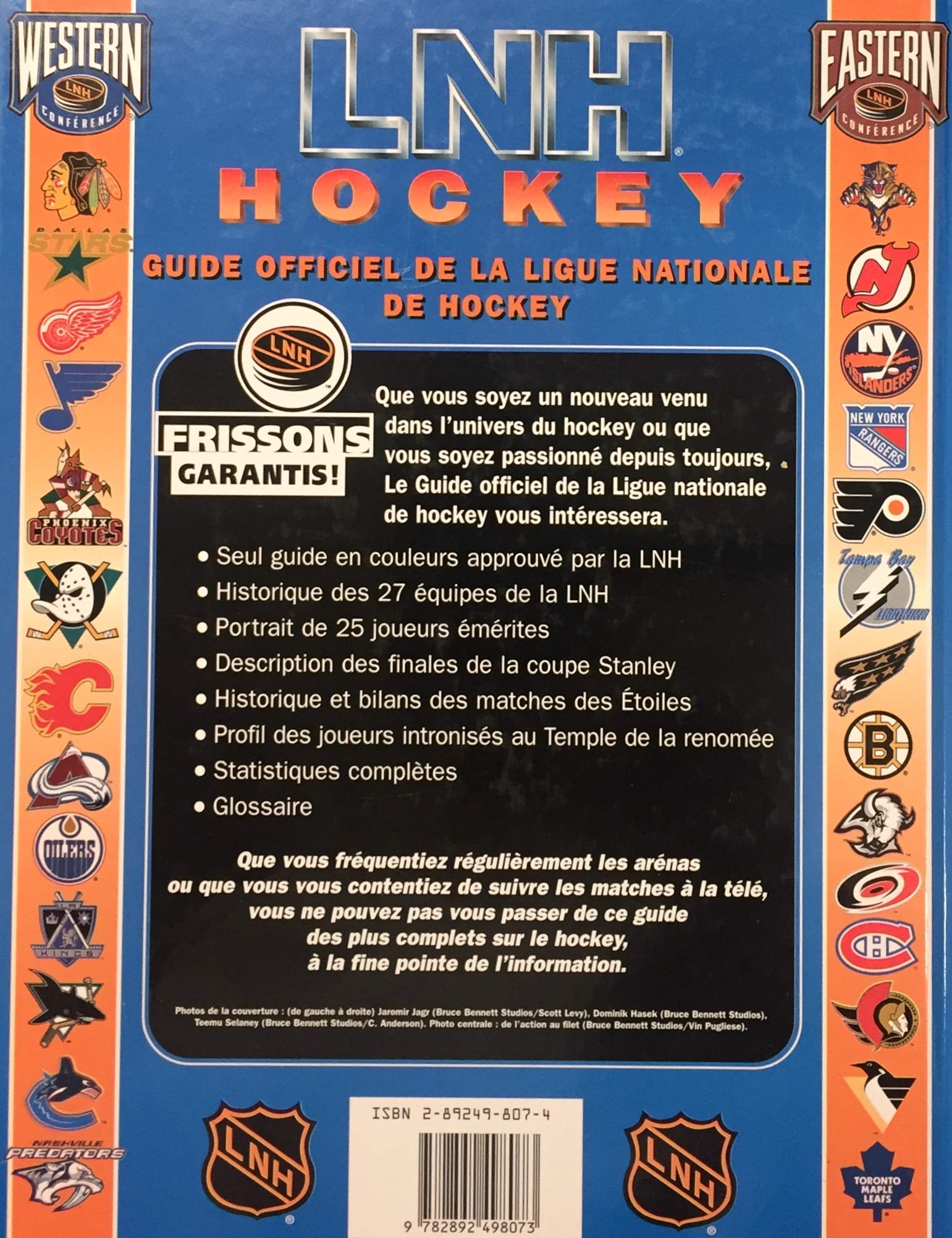 Guide officiel de la LNH 1998 (Jonh Mackinnon)