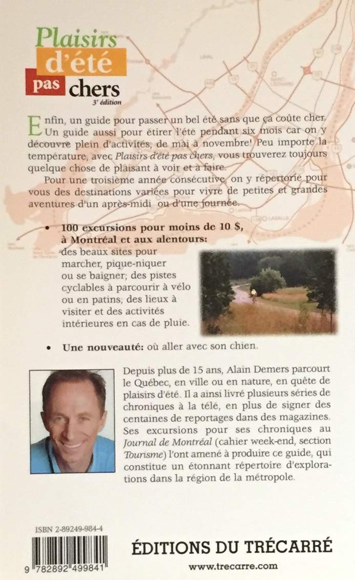 Plaisirs d'été pas chers (3e édition) (Alain Demers)