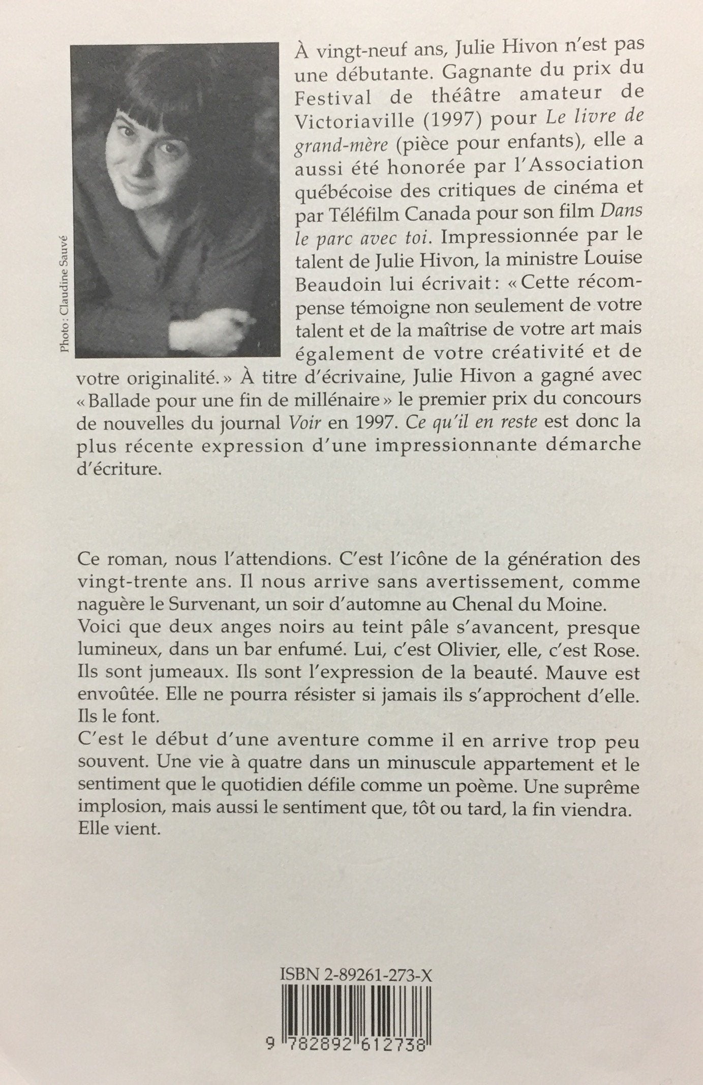 Ce qu'il en reste (Julie Hivon)
