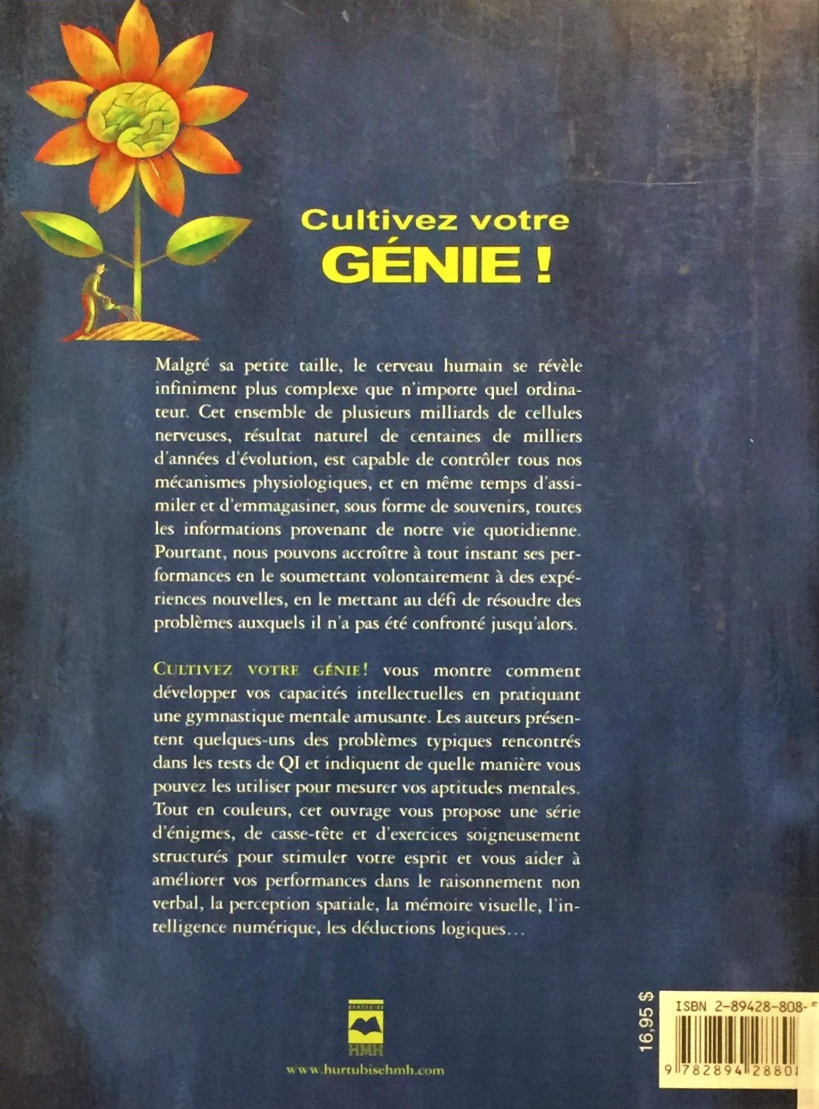 Cultivez votre génie ! : Énigmes et casse-tête pour exercer votre cerveau (Philip Cartier)