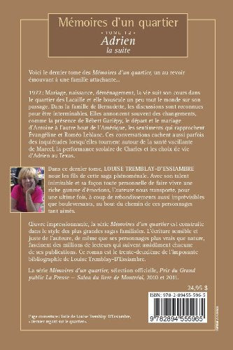 Mémoires d'un quartier # 12 : Adrien (La suite) (Louise Tremblay-D'Essiambre)