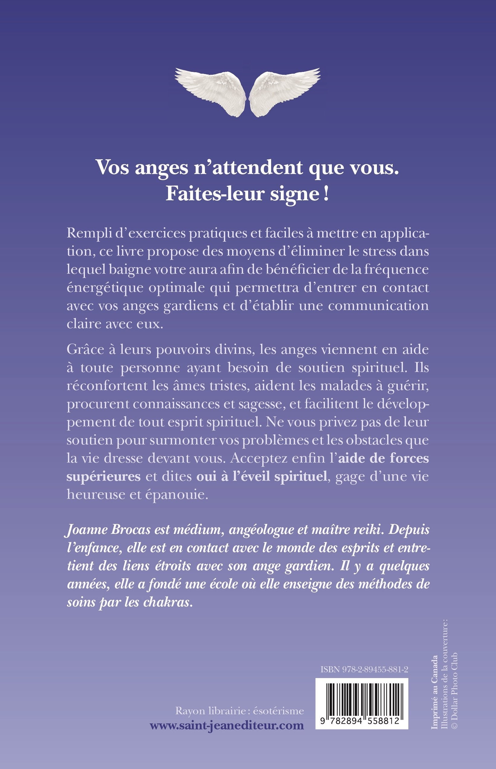 Vos anges n'attendent que vous : comment entrer en contact, communiquer et guérir avec les anges (Joanne Brocas)