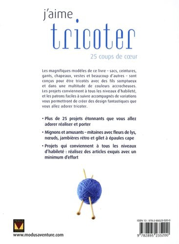 J'aime tricoter : 25 coups de coeur (Brownwyn Lowenthal)