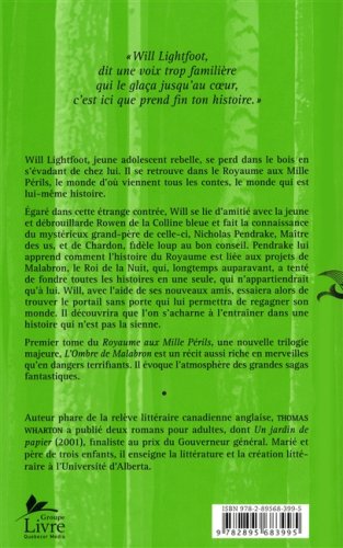 Le royaume aux mille périls # 1 : L'ombre de Malabron (Thomas Wharton)
