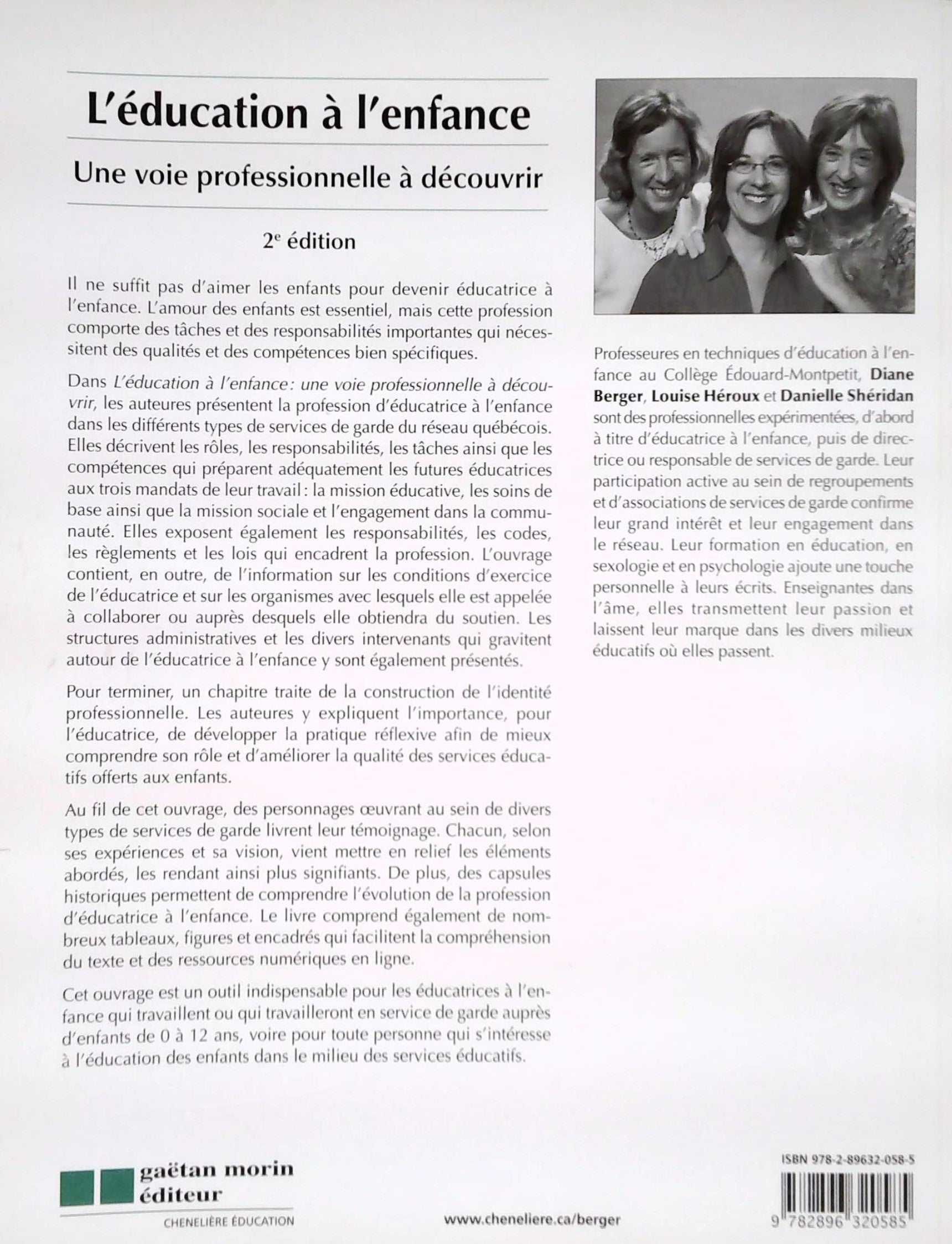 L'éducation à l'enfance : Une voie professionnelle à découvrir (2e édition)