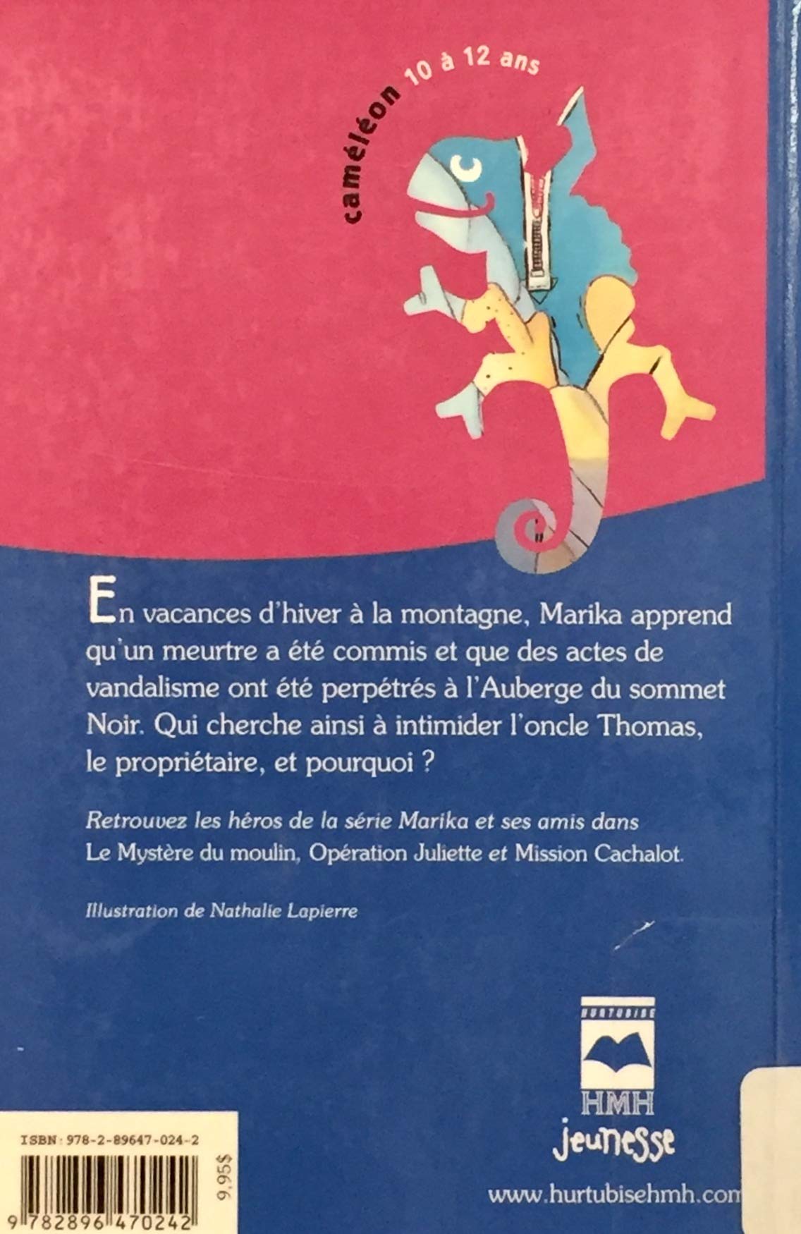 Caméléon # 3 : Marika et ses amis : L'énigme du sommet noir (Lucia Cavezzali)
