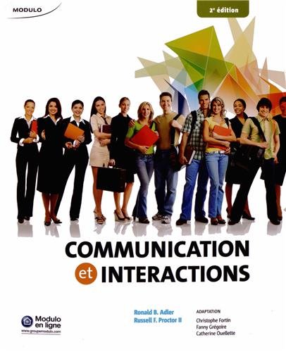 Livre ISBN 2896506950 Communication et interactions (2e édition)