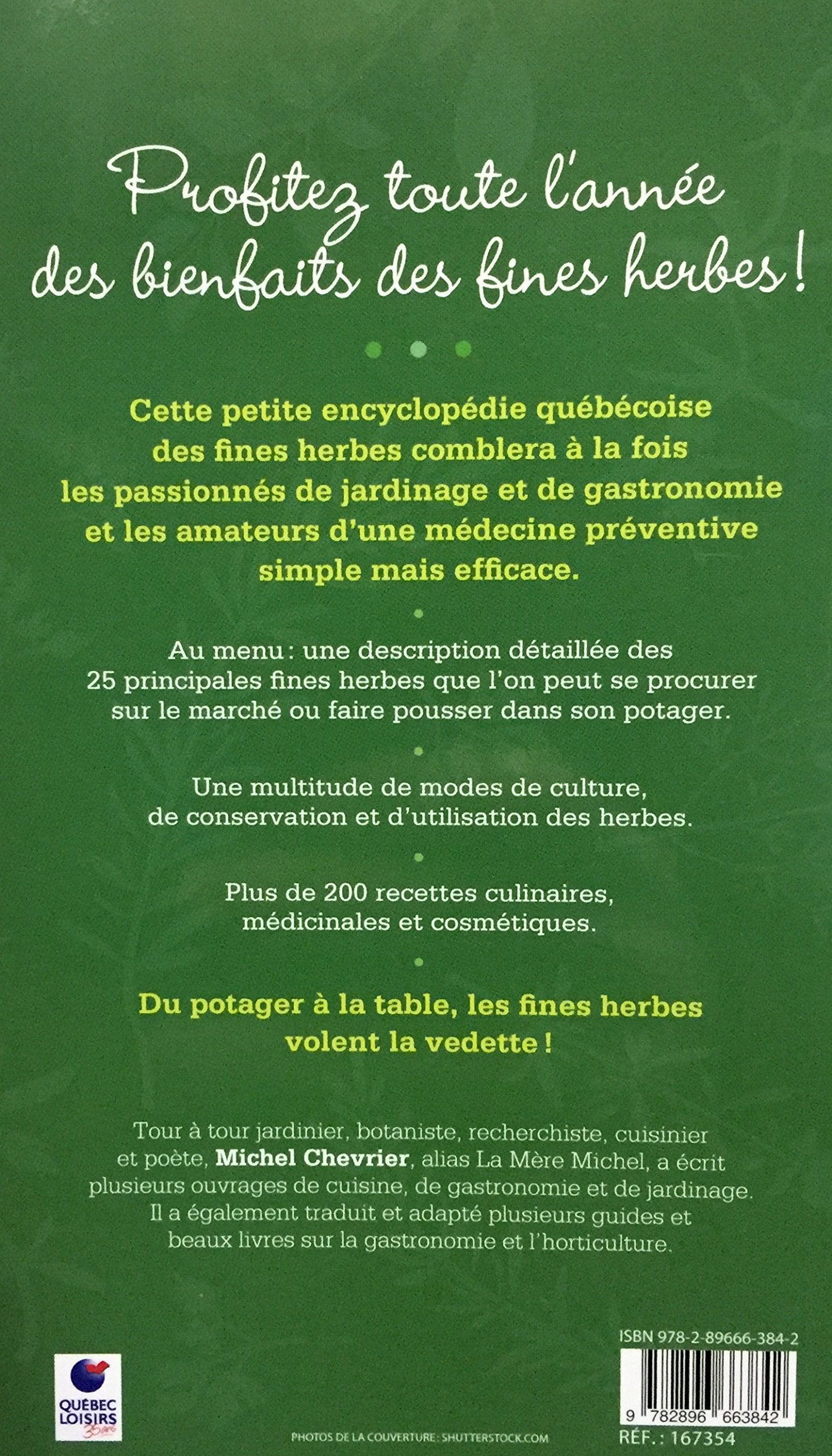 Connaître et cuisiner les fines herbes (Michel Chevrier)