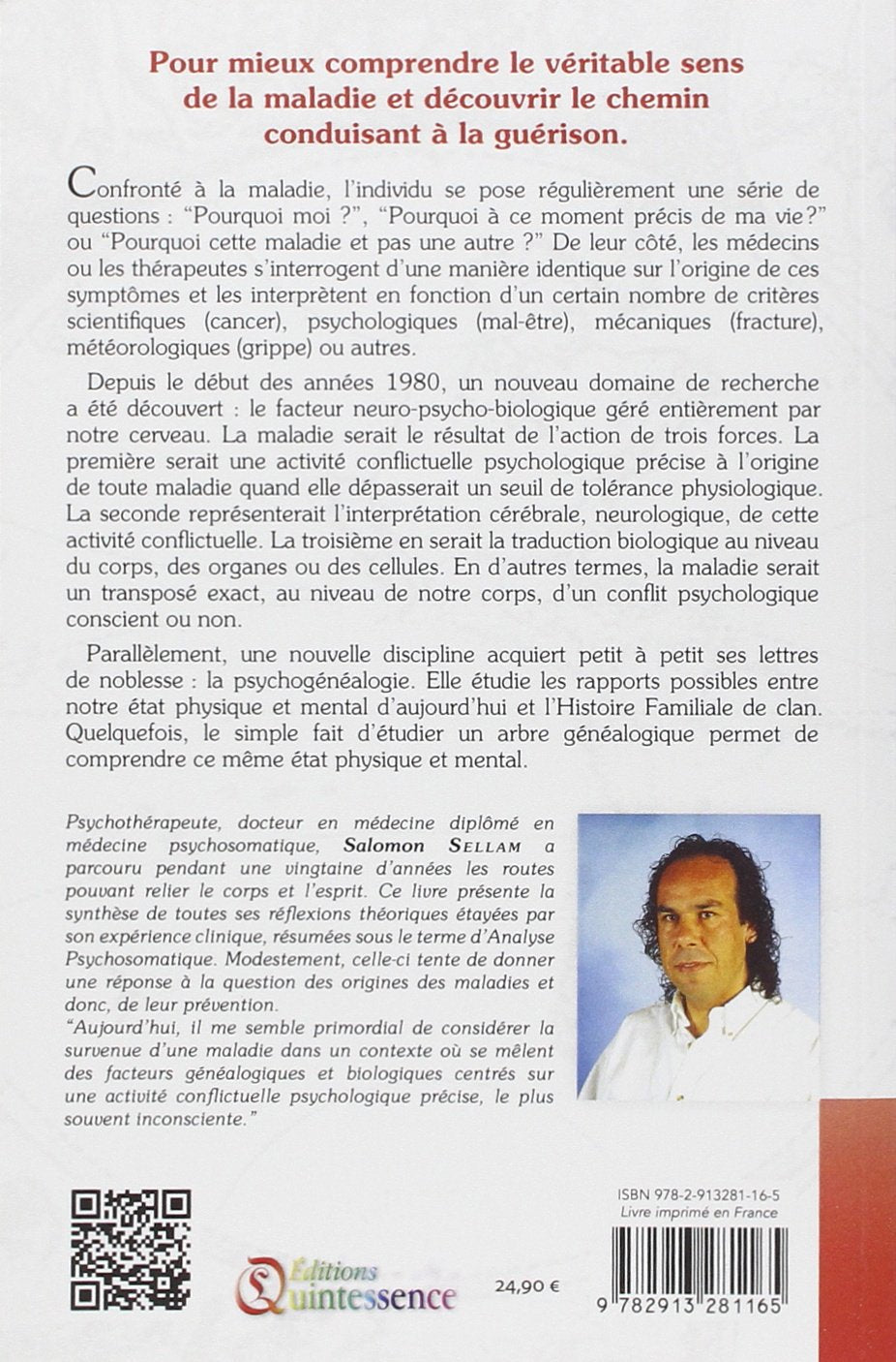 Origines et prévention des maladies : L'analyse psychosomatique et le décodage biologique (Salomon Sellam)