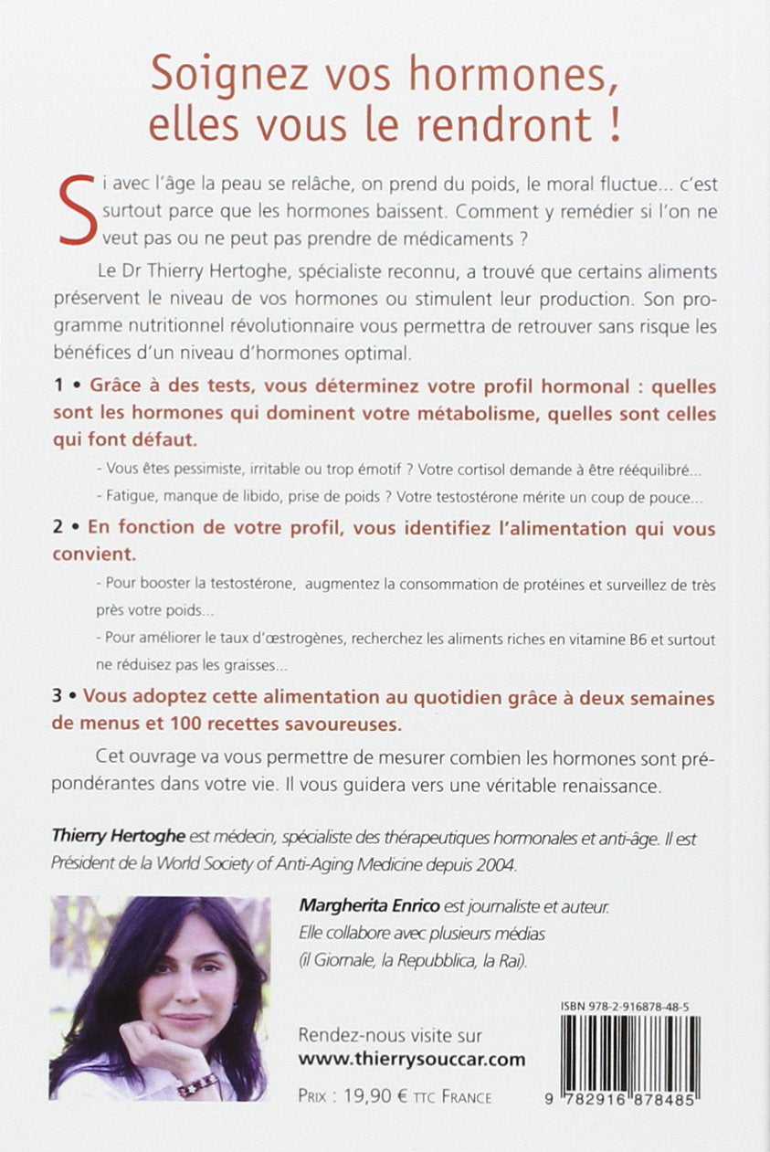 Le régime hormone : Ligne - vitalité - sexualité - humeur (Dr Thierry Hertoghu)