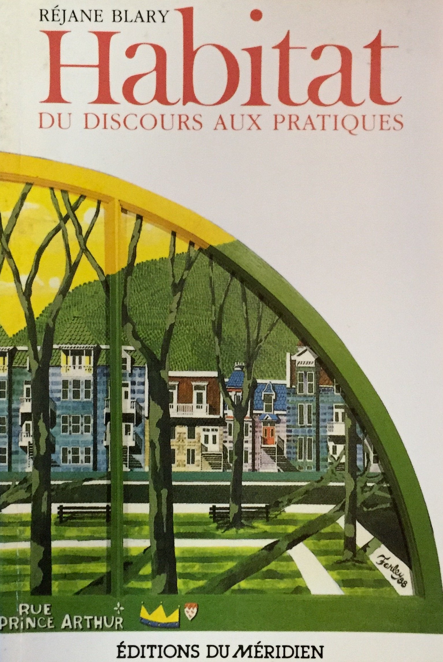 Livre ISBN 2920417363 Habitat : du discours aux pratiques (Réjane Blary)