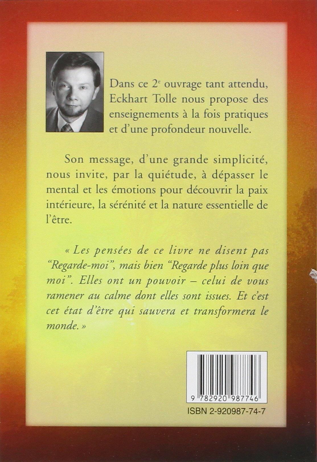 Quiétude : à l'écoute de sa nature essentielle (Eckhart Tolle)