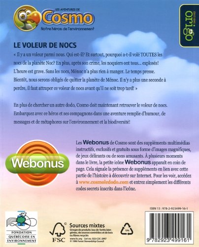Les aventures de Cosmo le dodo de l'espace # 3 : Le voleur de Nocs (Patrice Racine)