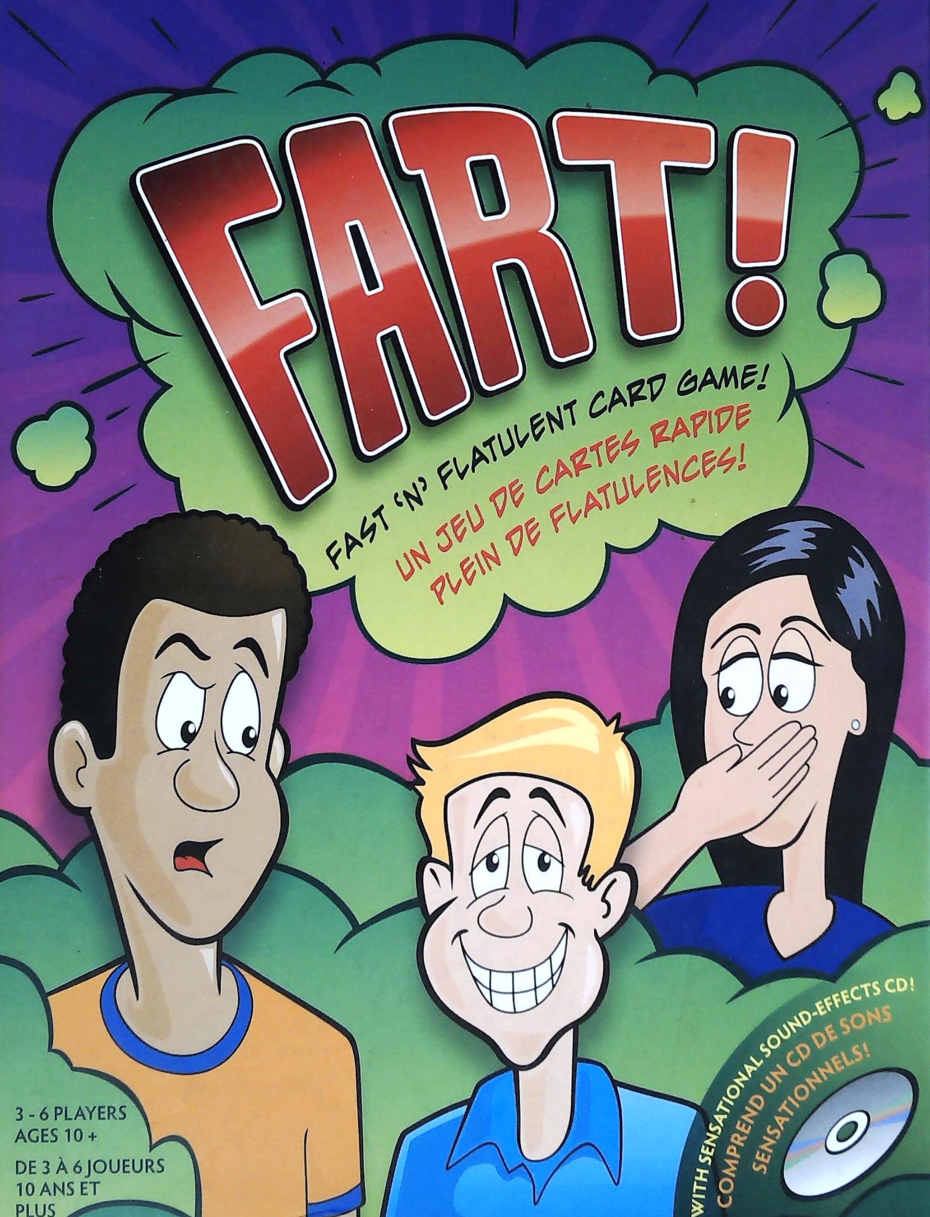 JEUX 625012007658Fart! - Un jeu de cartes rapide plein de flatulences!