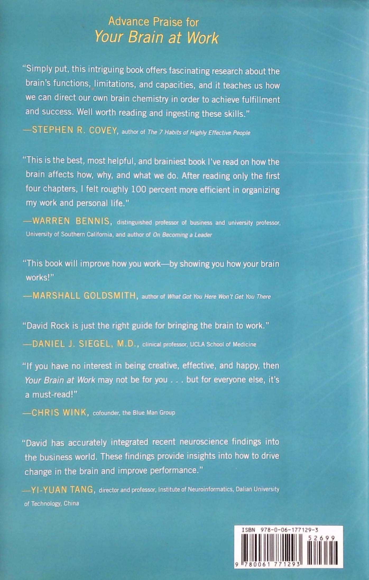 Your Brain at Work : Strategies for Overcoming Distraction, Regaining Focus, And Working Smarter All Dat Long (David Rock)