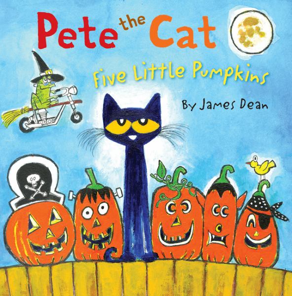 Book 9780062304186Five Little Pumpkins (Pete the Cat) (Dean, James)