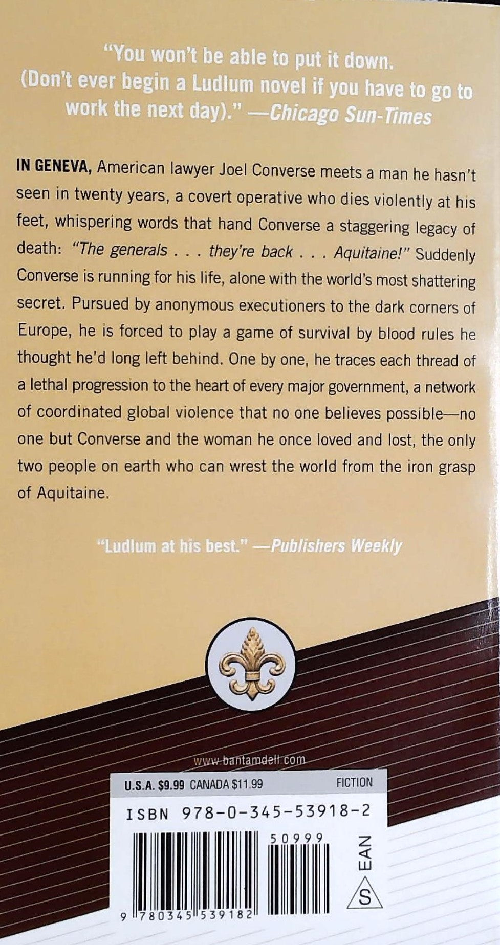 The Aquitaine Progression (Robert Ludlum)