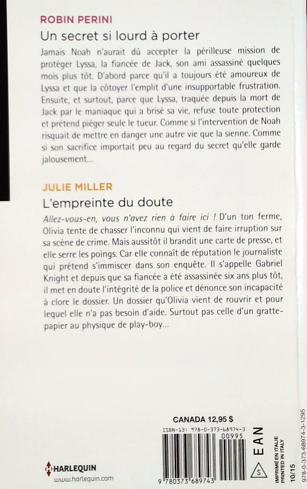 Black Rose : Un secret si loud à porter - L'empreinte du doute (Robin Perini)