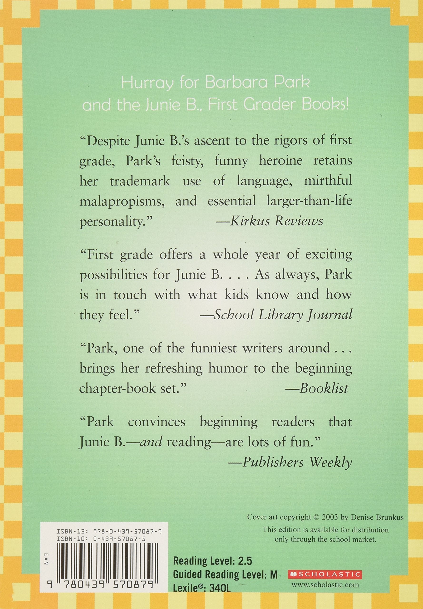 Junie B : First Grader Cheater Pants (Barbara Park)