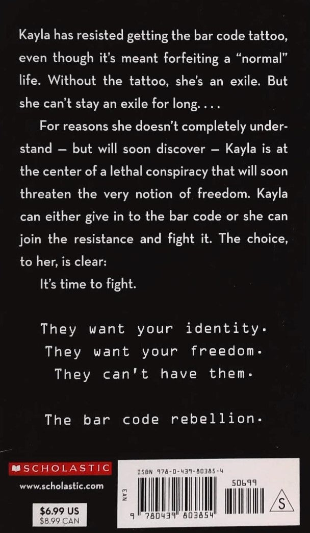 The Bar Code : Rebellion (Suzanne Weyn)