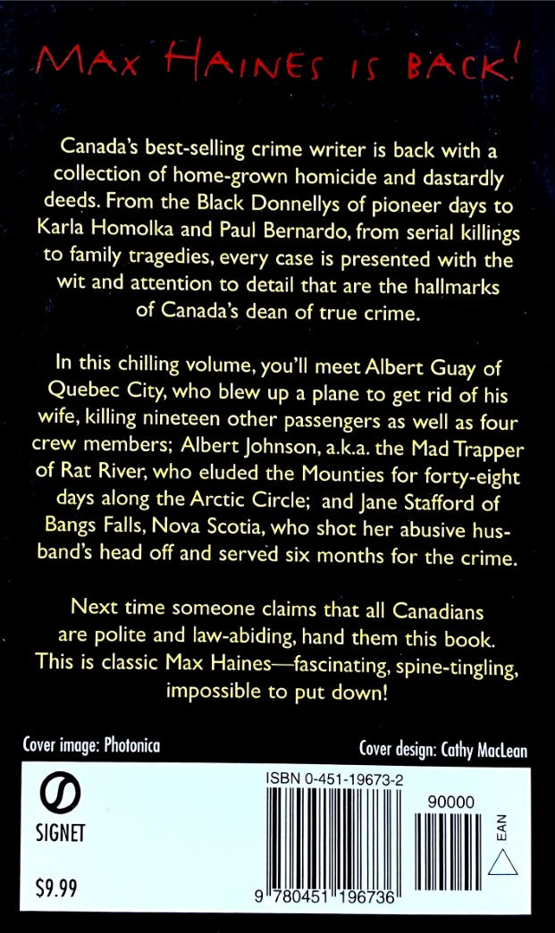 Canadian Crimes (Max Haines)