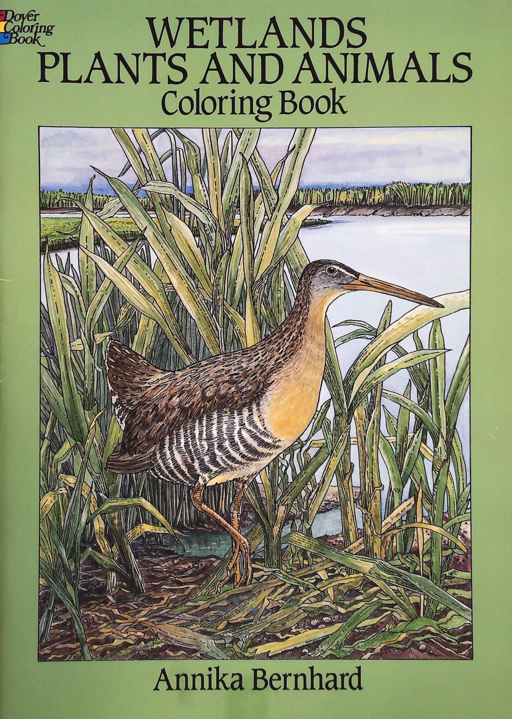 Livre ISBN 0486277496 Dover Coloring Book : Wetlands Plants and Animals Coloring Book (Annika Bernhard)