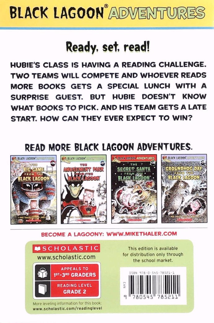 Black Lagoon Aventures # 30 : The Reading Challenge from the Black Lagoon (Mike Thaler)