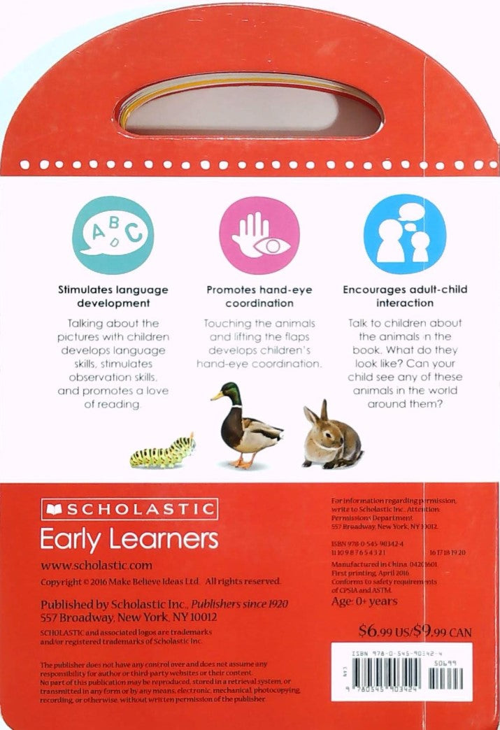 Scholastic Early Learners : First 100 Animals (Touch and Lift)
