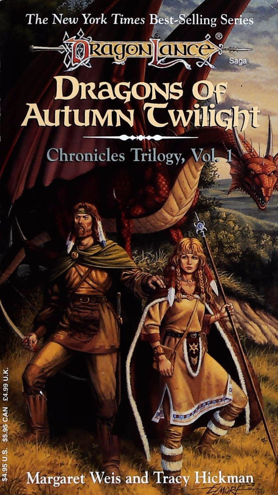 Livre ISBN 0880381736 DragonLance : Chronicles # 1 : Dragons of Autumn Twilight (Margaret Weis)
