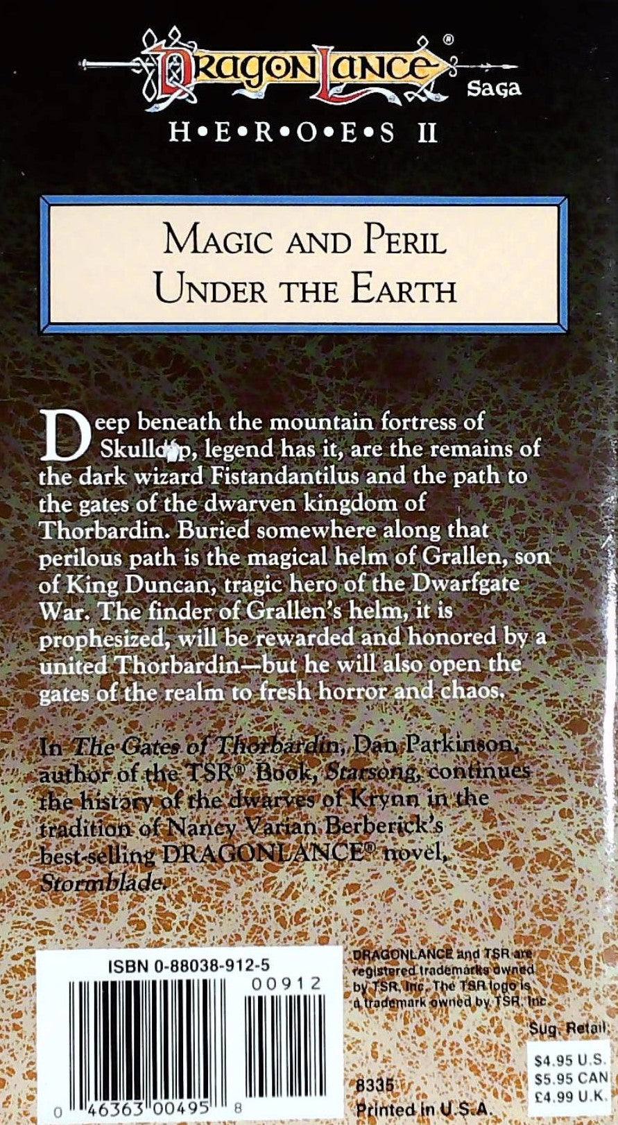 DragonLance : Heroes # 2 : The Gates of Theorbardin (Dan Parkinson)