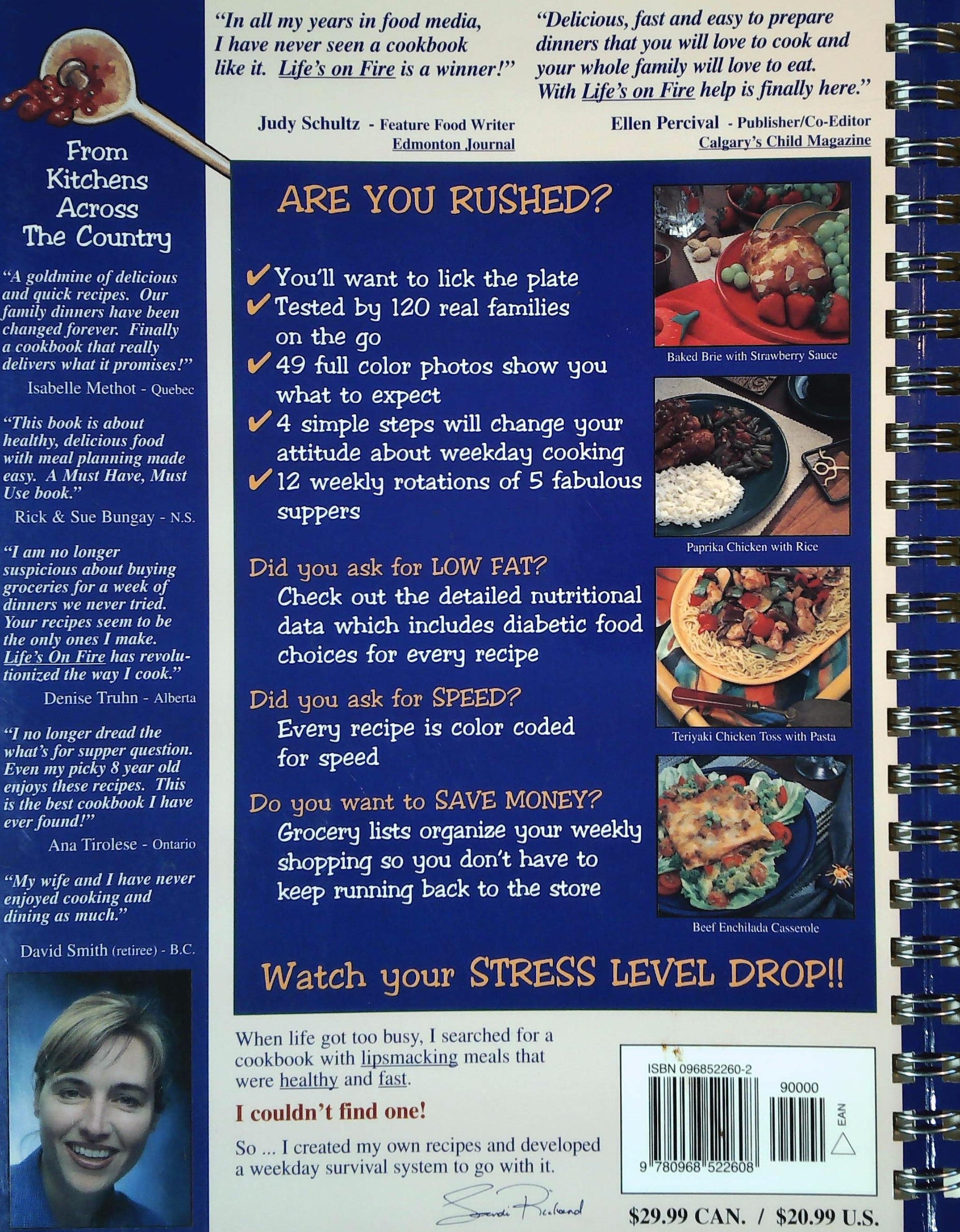 Life's on Fire: Cooking for the Rushed (Sandi Richard)