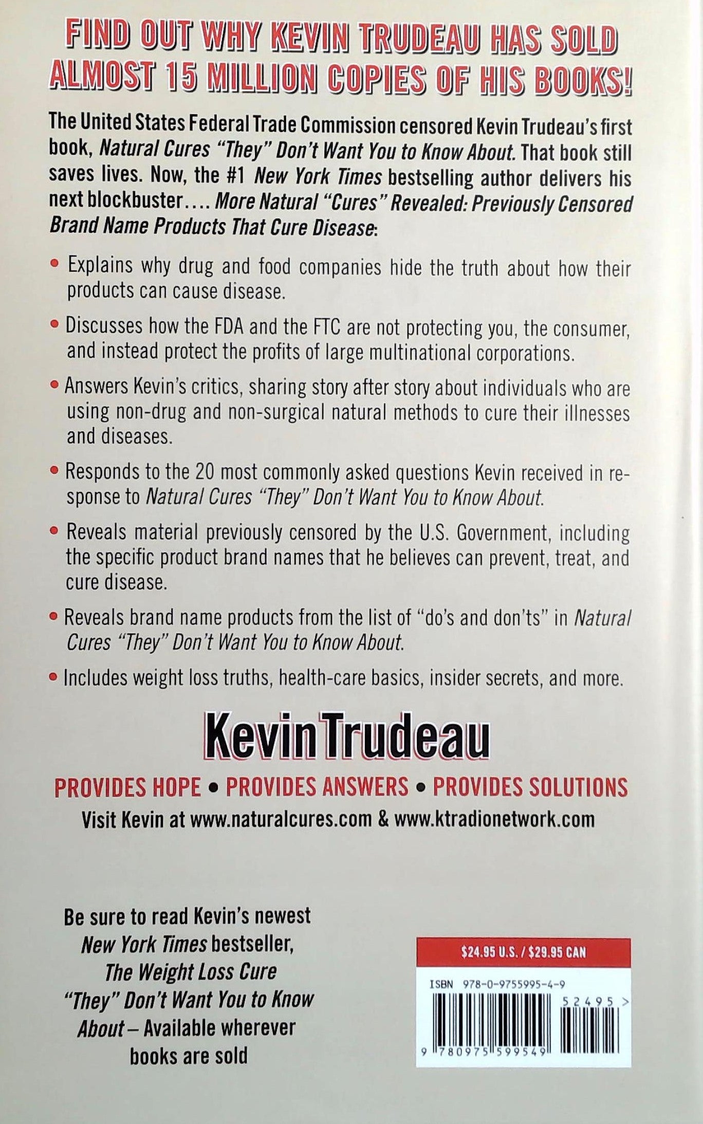 More Natural "Cures" Revealed (Kevin Trudeau)