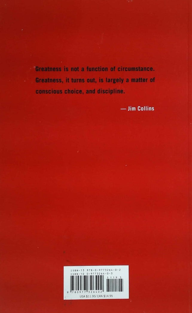 Good to Great and the Social Sectors: Why Business Thinking is Not the Answer (Jim Collins)