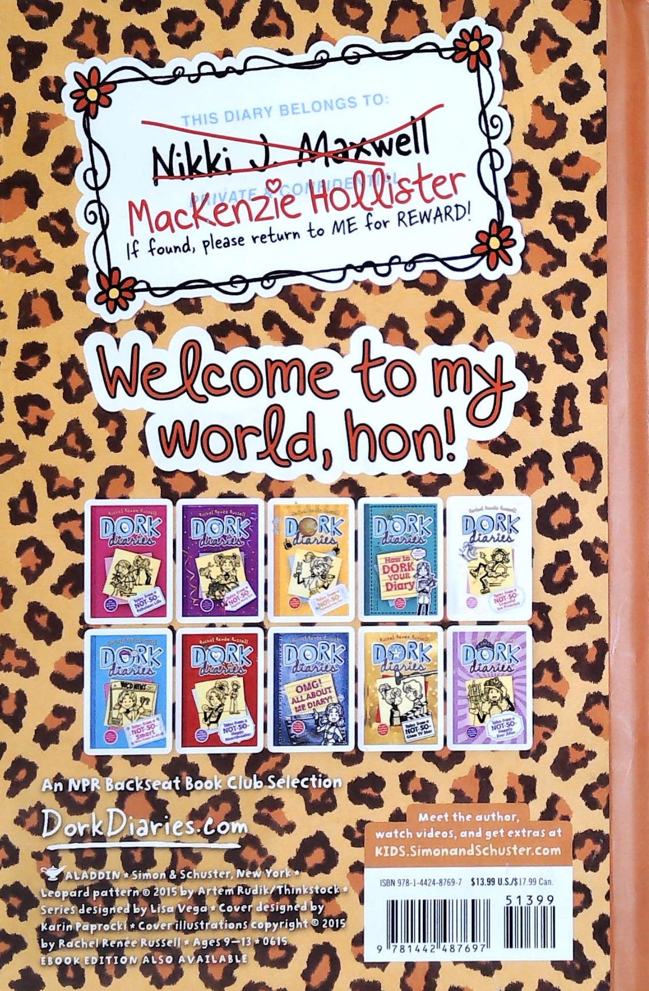 Dork Diaries # 9 : Tales from a Not-So-Dorky Drama Queen (Rachel Renée Russell)