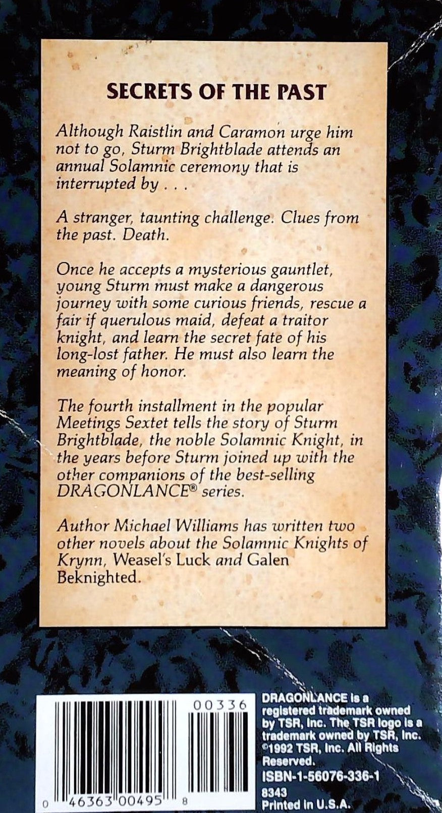 DragonLance : The Meetings Sextet # 4 : The Oath and the Measure (Michael Williams)