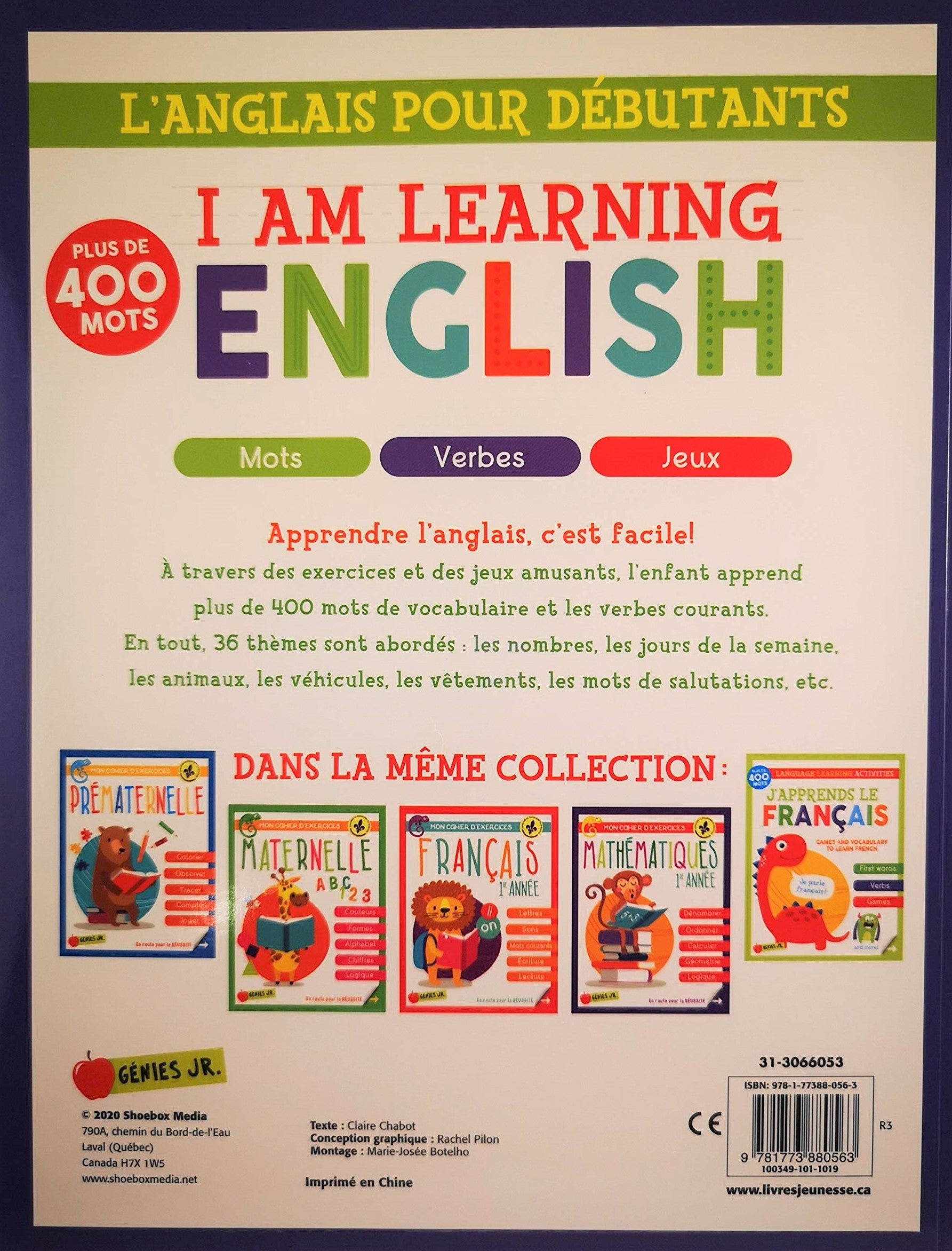 L'anglais pour débutants : I Am Learning English