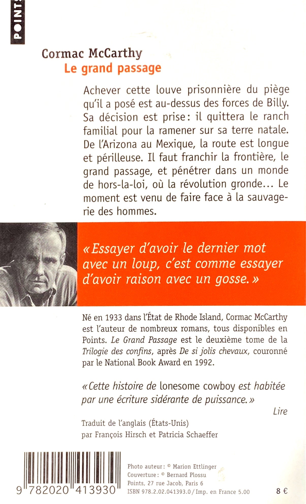 Le grand passage (Cormac McCarthy)