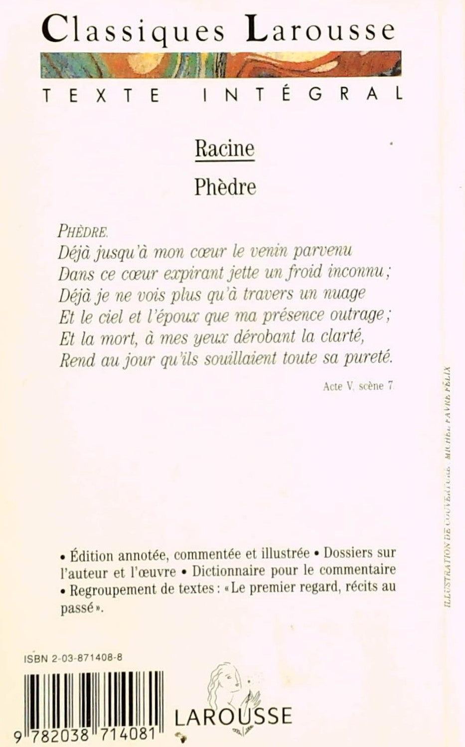 Classiques Larousse : Phèdre (Jean Racine)