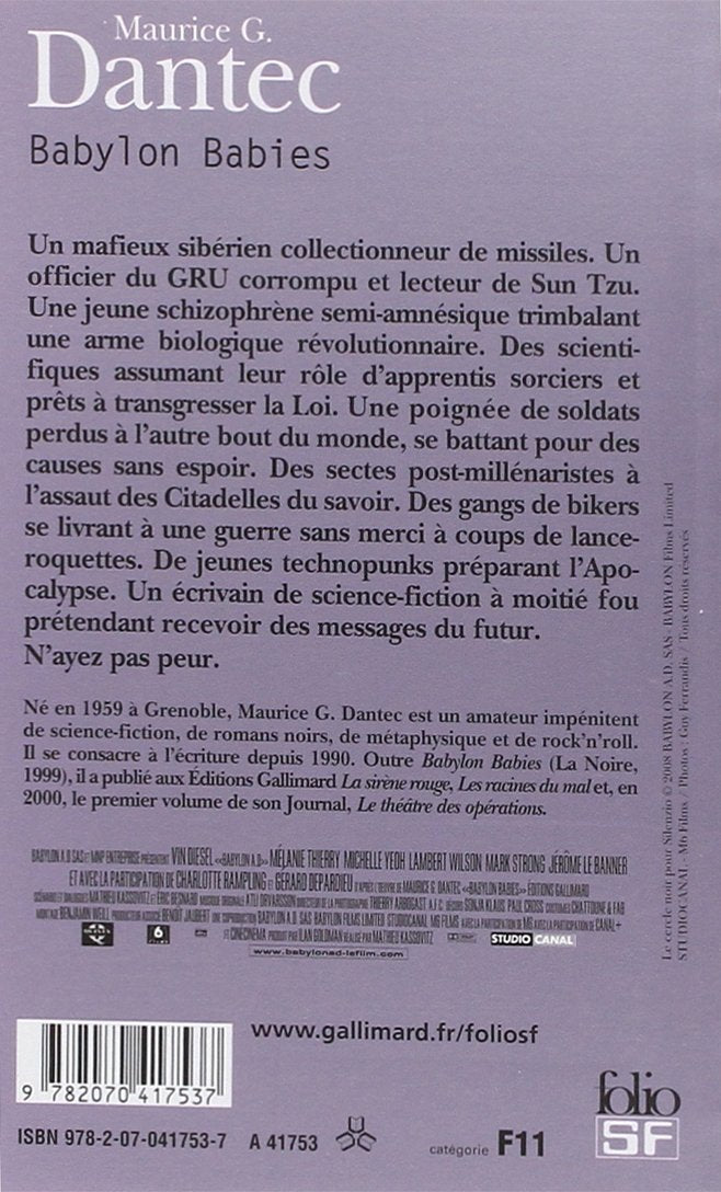 Babylone Babies (FR) (Maurice G. Dantec)