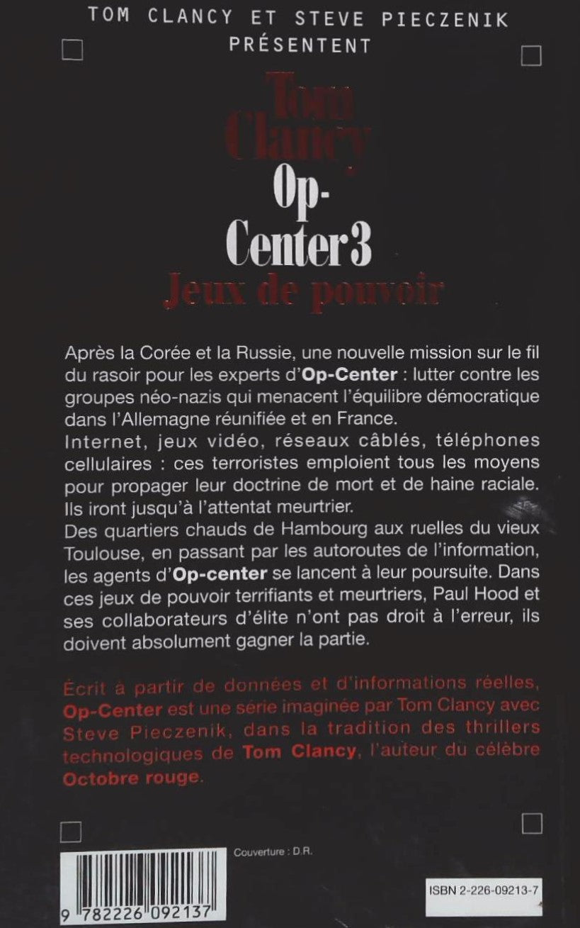 Op-Center # 3 : Jeux de pouvoir (Tom Clancy)
