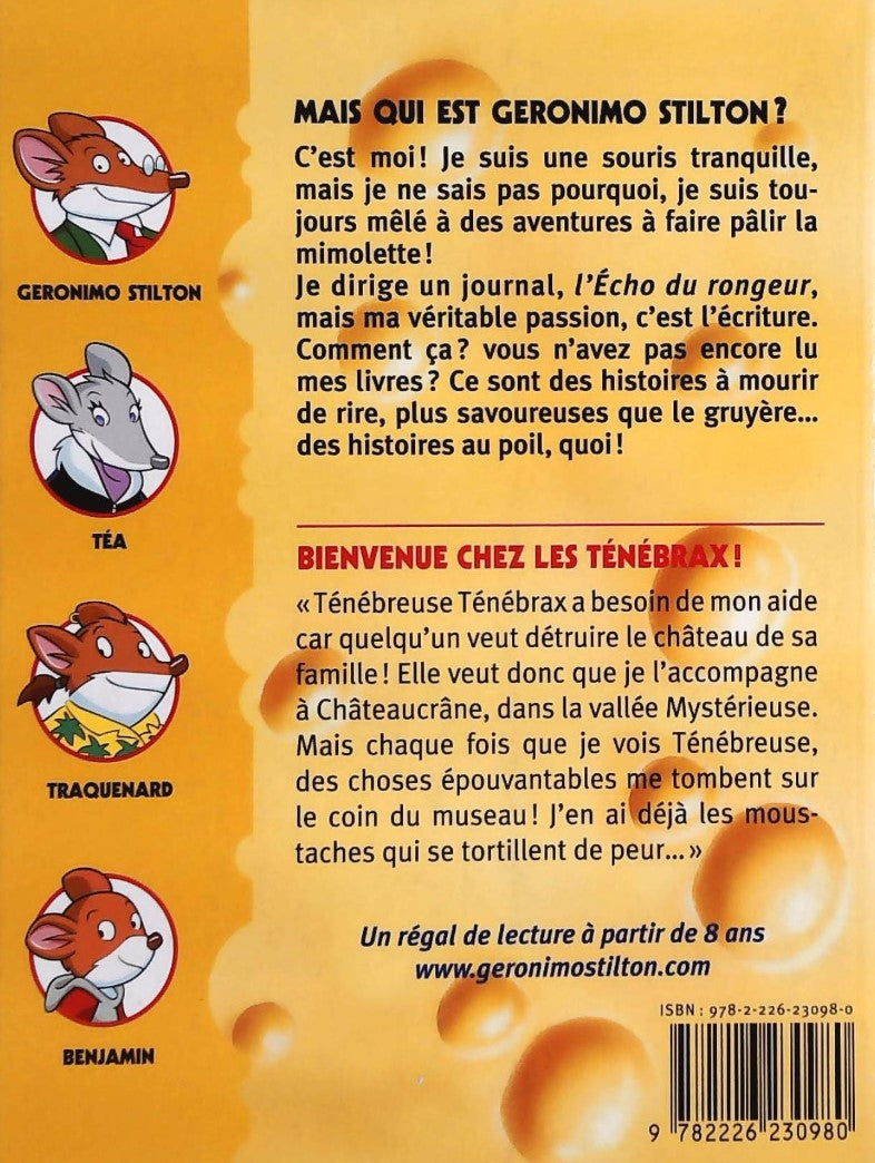 Geronimo Stilton # 59 : Bienvenue chez les Ténébrax ! (Geronimo Stilton)