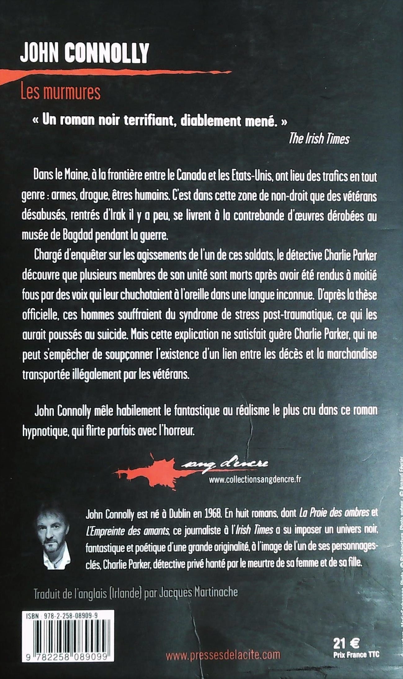 Sang d'encre : Les murmures (John Connolly)