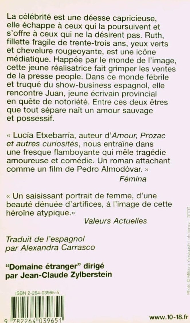 De l'amour et autres mensonges (Lucía Etxebarria)
