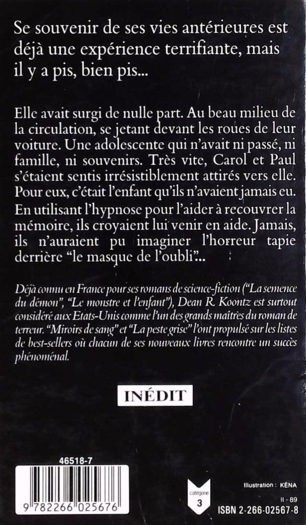 Le masque de l'oubli (Dean R. Koontz)