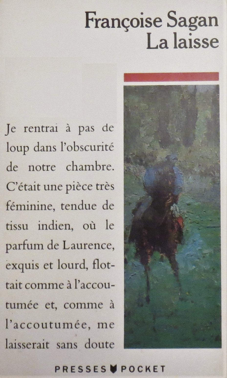 La laisse - Françoise Sagan